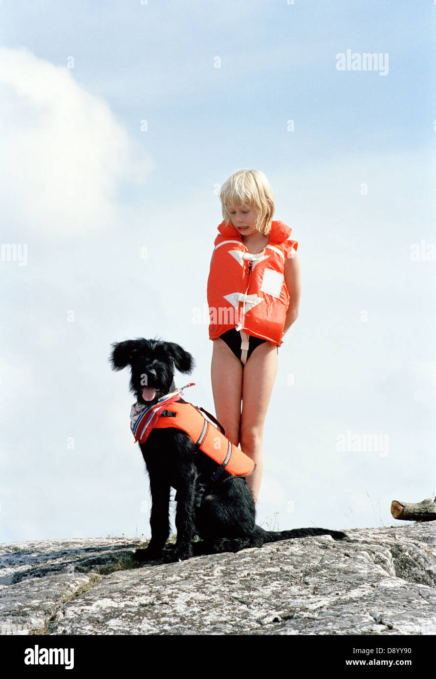 Girls wearing life jackets on hires stock photography and images Alamy