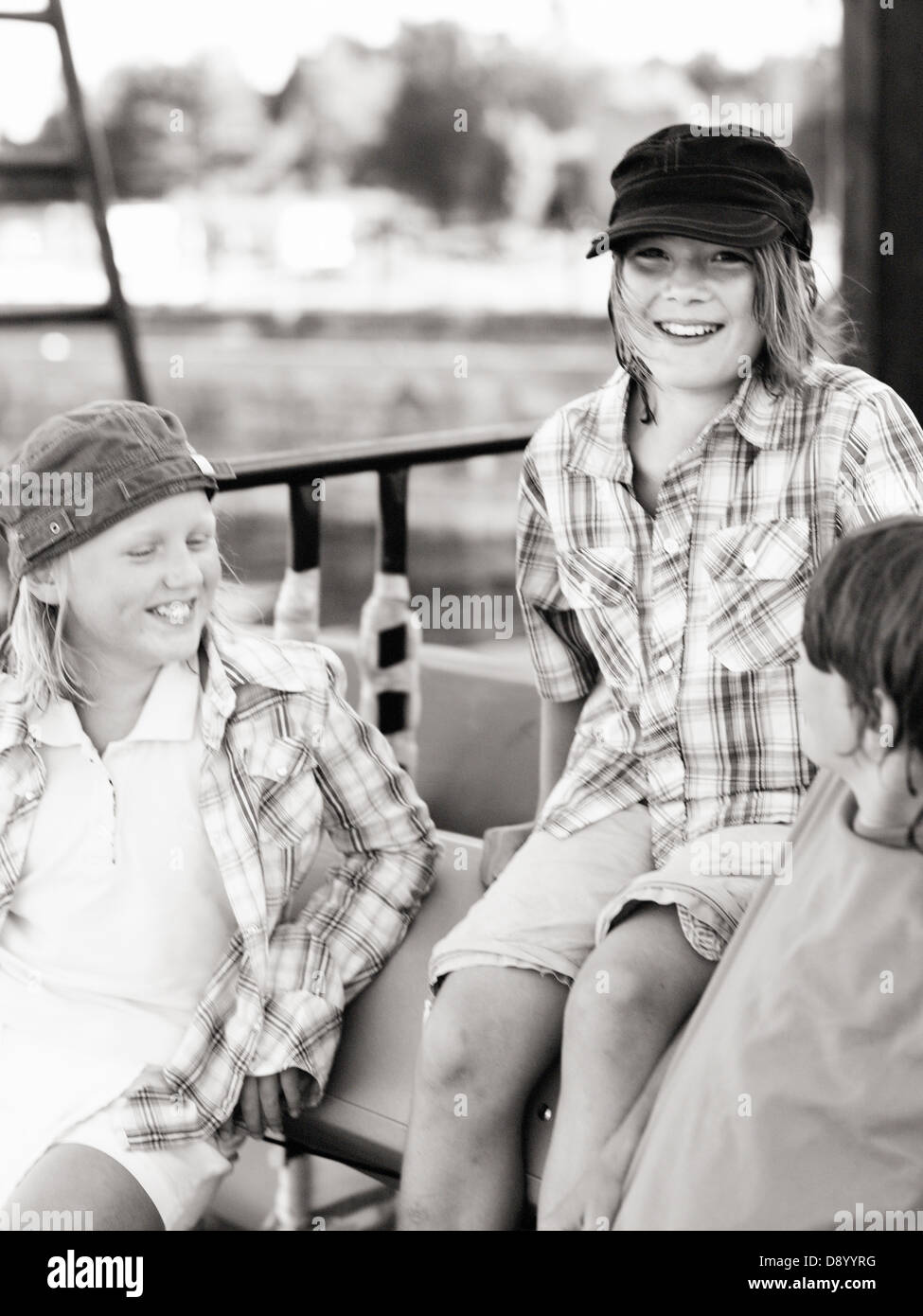 Three children three children hi-res stock photography and images - Alamy