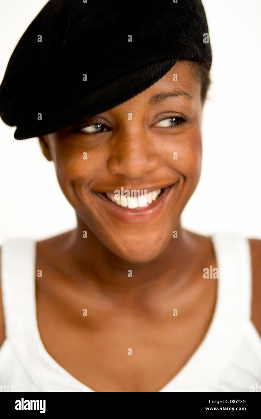 White woman wearing hat hi-res stock photography and images - Alamy