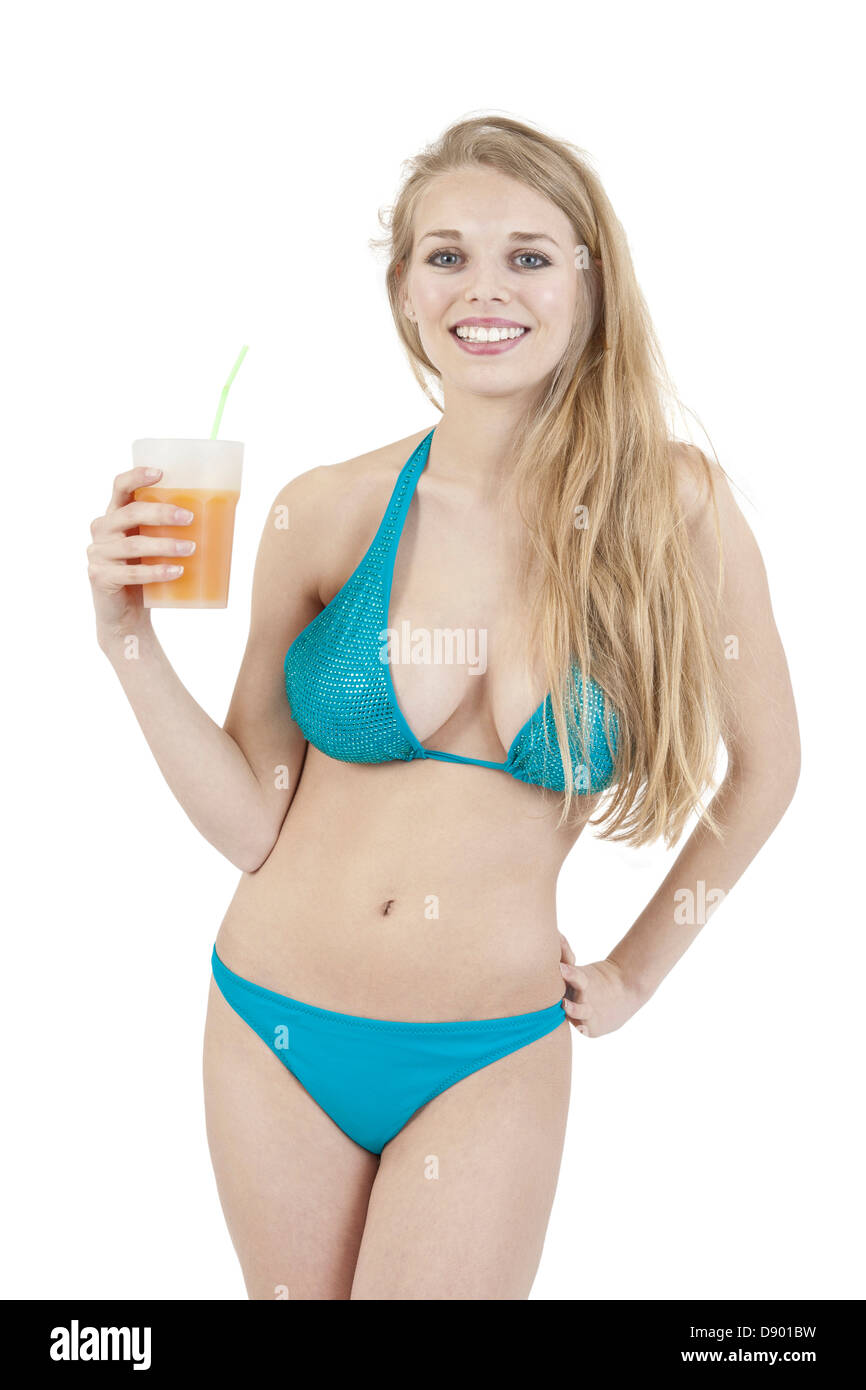 Young woman wearing bikini enjoying hi-res stock photography and images -  Page 2 - Alamy