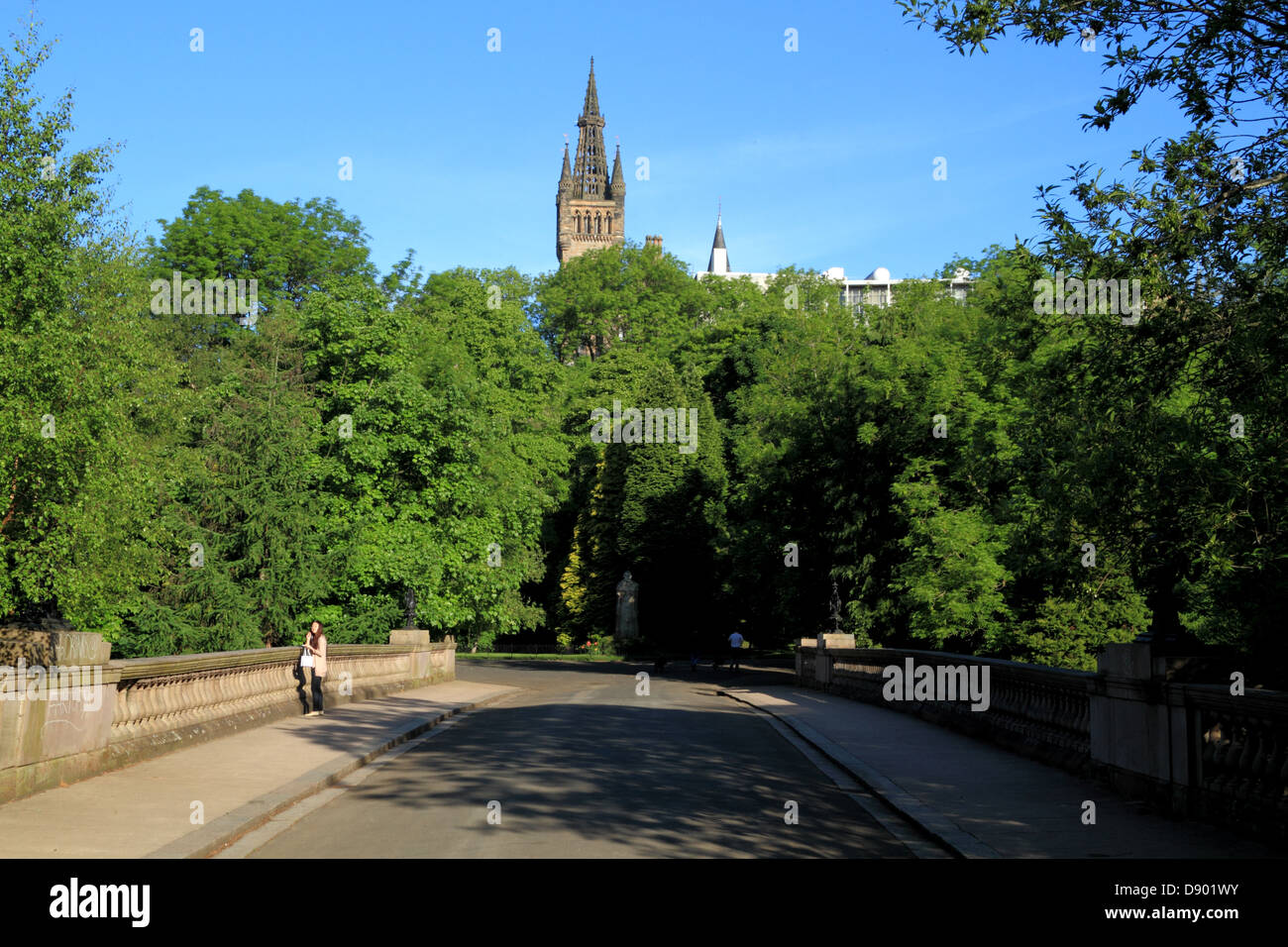 Kelvingrove Park, Glasgow, Scotland, UK Stock Photo