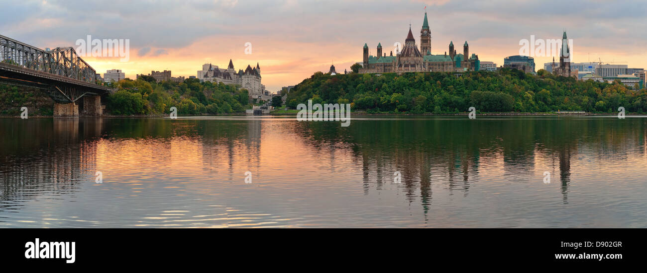 Ottawa View Canada Ontario Ottawa Skyline Panorama High Resolution Stock ...