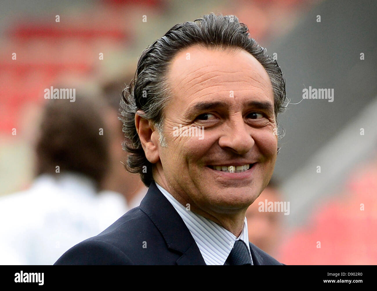 Italian coach Cesare Prandelli is seen in Prague, Czech Republic, June