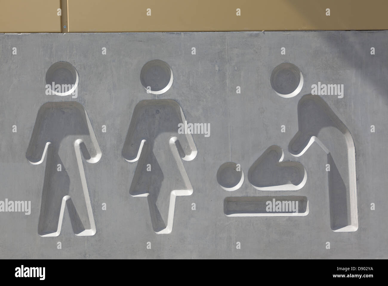 Public Toilet symbols / Pictograms Stock Photo Alamy