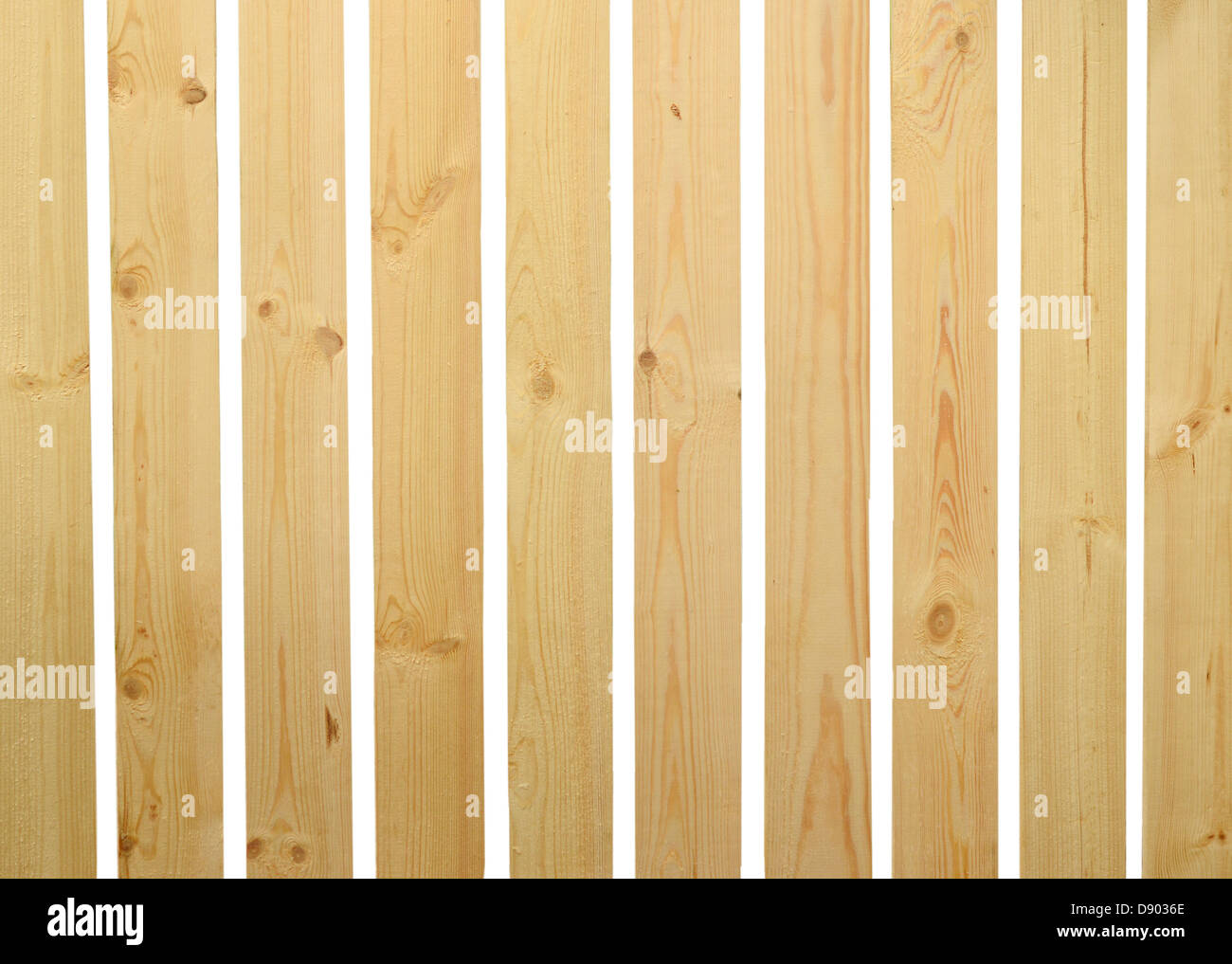 Wooden fence isolated on white background Stock Photo - Alamy