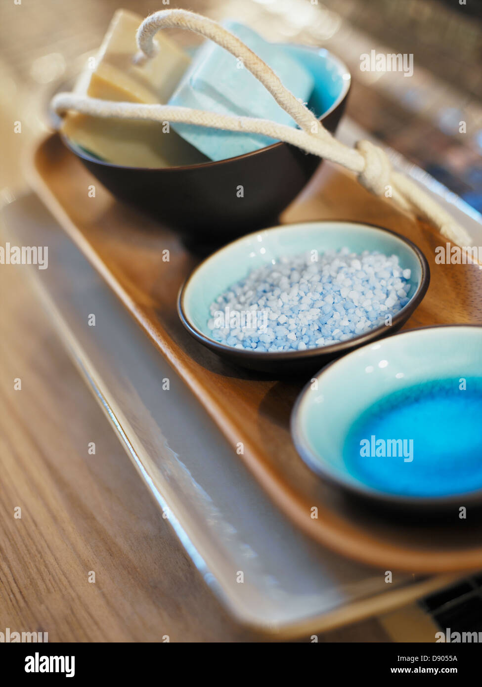 Bathroom accessories. Stock Photo