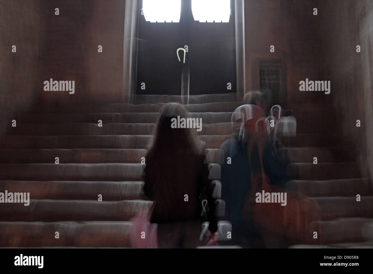 GHOSTLY FIGURES ISTANBUL TURKEY 10 November 2012 Stock Photo