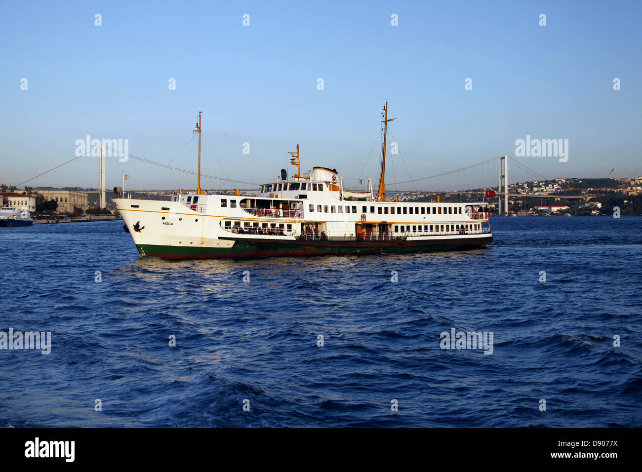 PASSENGER FERRY ON BOSPHORUS ISTANBUL TURKEY 11 November 2012 Stock ...