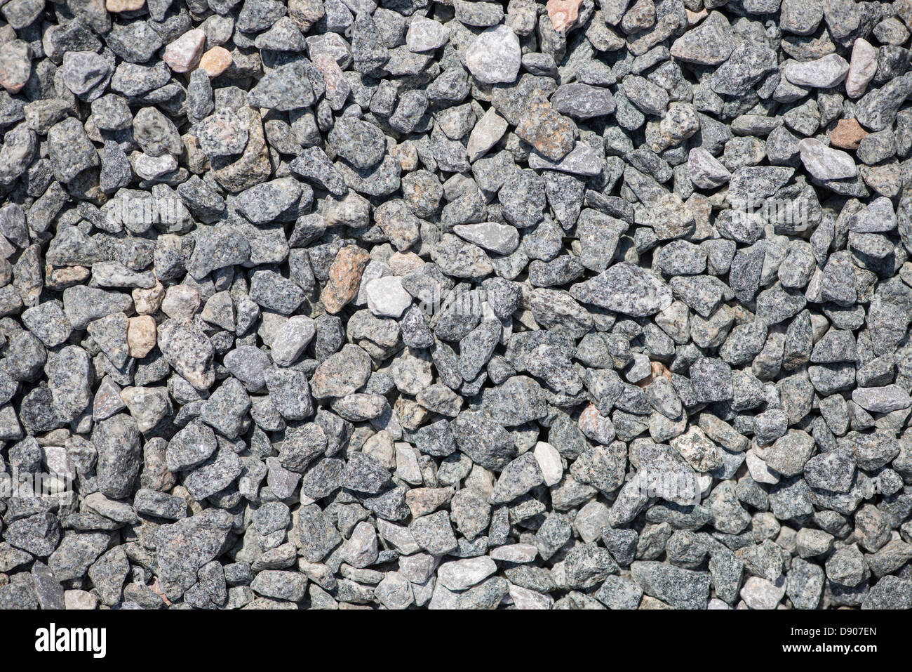 Granite gravel. Stock Photo