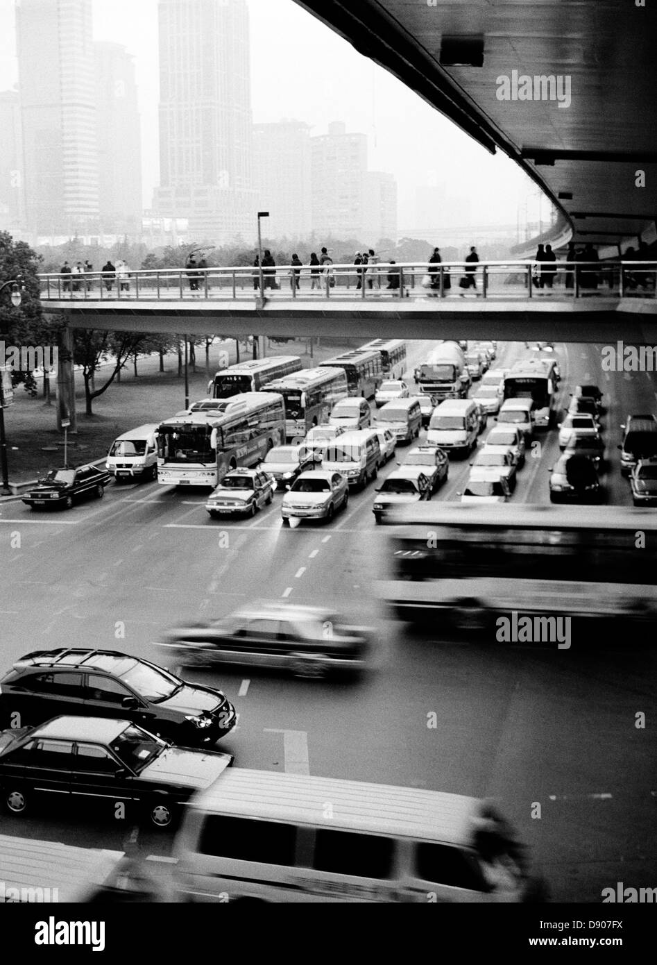 Traffic in a big city. Stock Photo