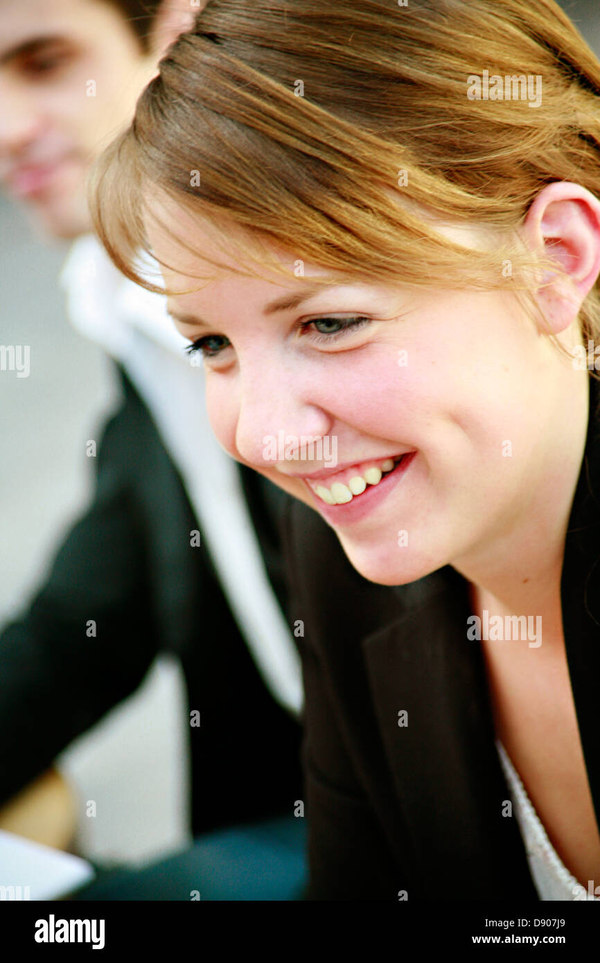 A smiling woman Stock Photo - Alamy