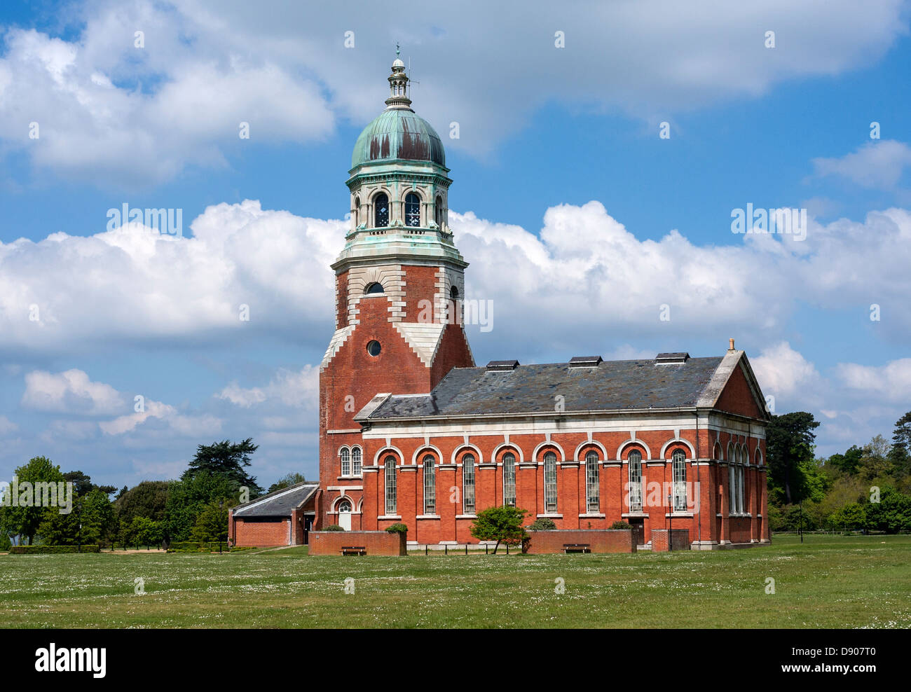 Military Hospital Chapel at Royal Victoria Park Netley Southampton Hampshire Stock Photo