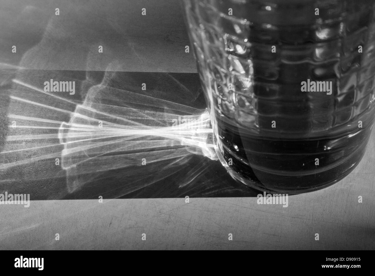 Light refracted by water glass hires stock photography and images Alamy