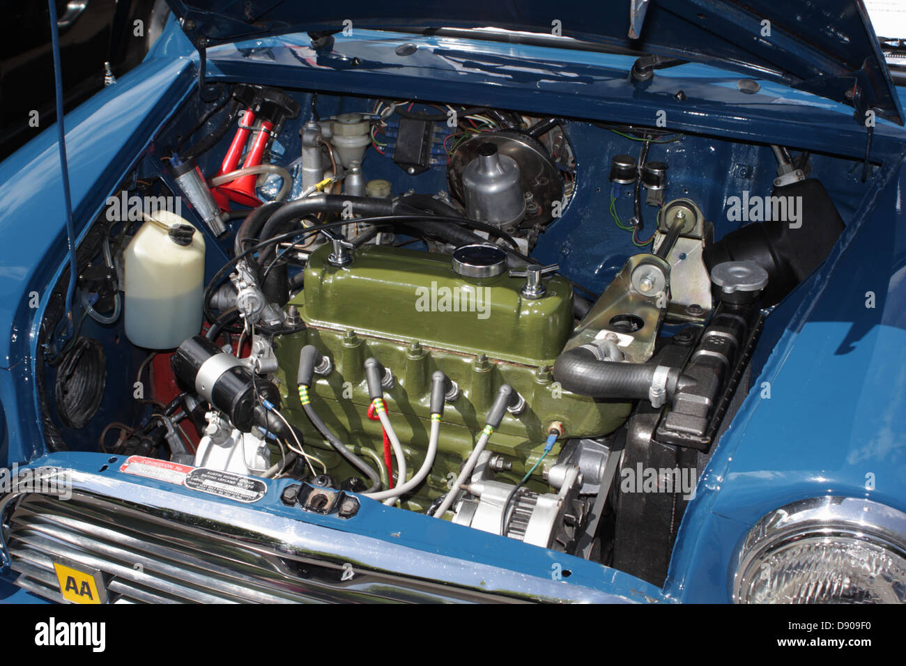 Vintage Car Engine Stock Photo Alamy