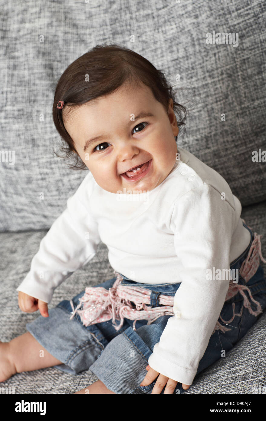 Portrait of a baby girl Stock Photo - Alamy