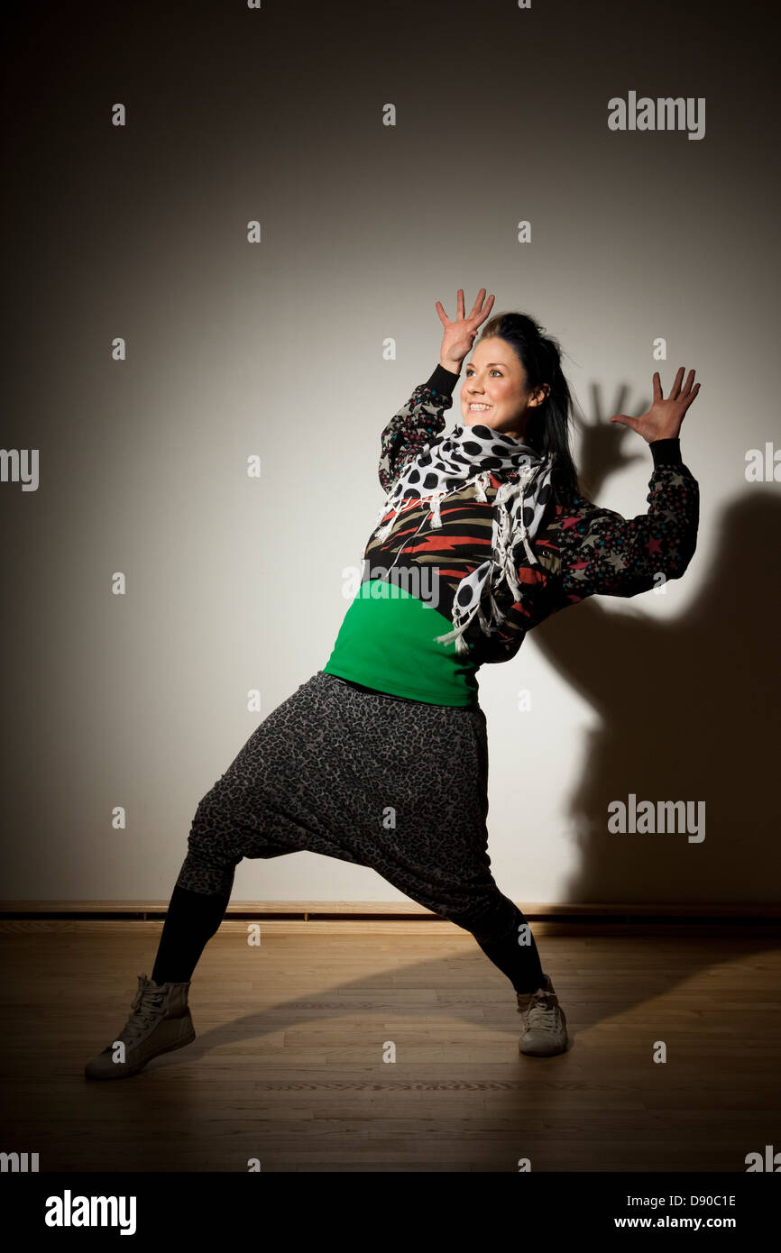 Vertical shot young woman dancing hi-res stock photography and images ...
