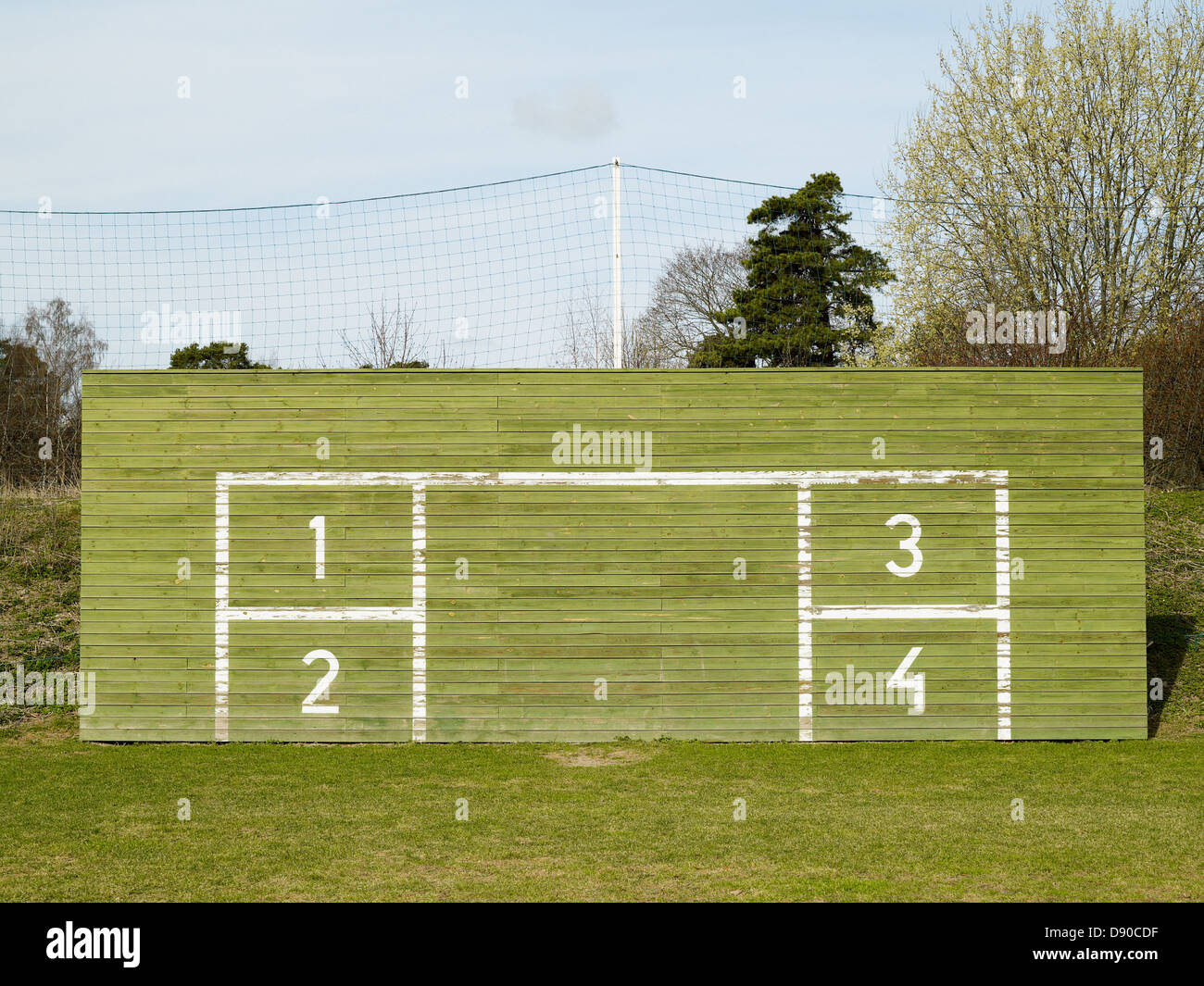 A soccer goal painted on a wall hires stock photography and images Alamy