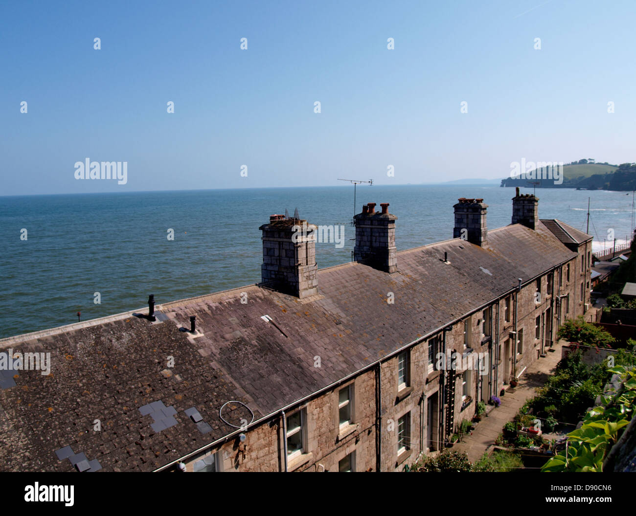 Cliff top houses, Dawlish, Devon, UK 2013 Stock Photo Alamy