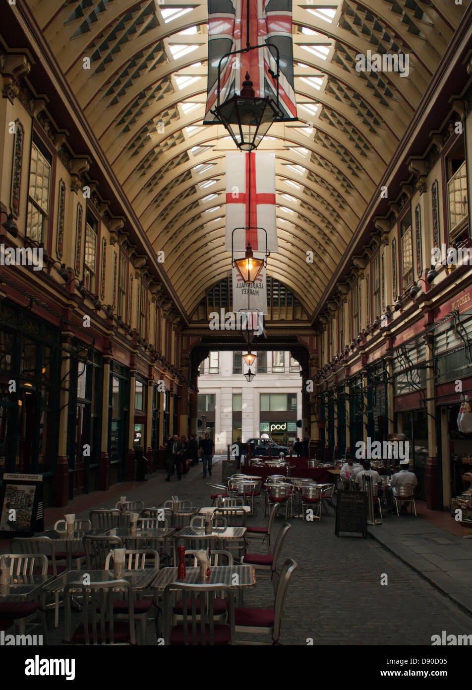Leadenhall Market, City of London, England Stock Photo