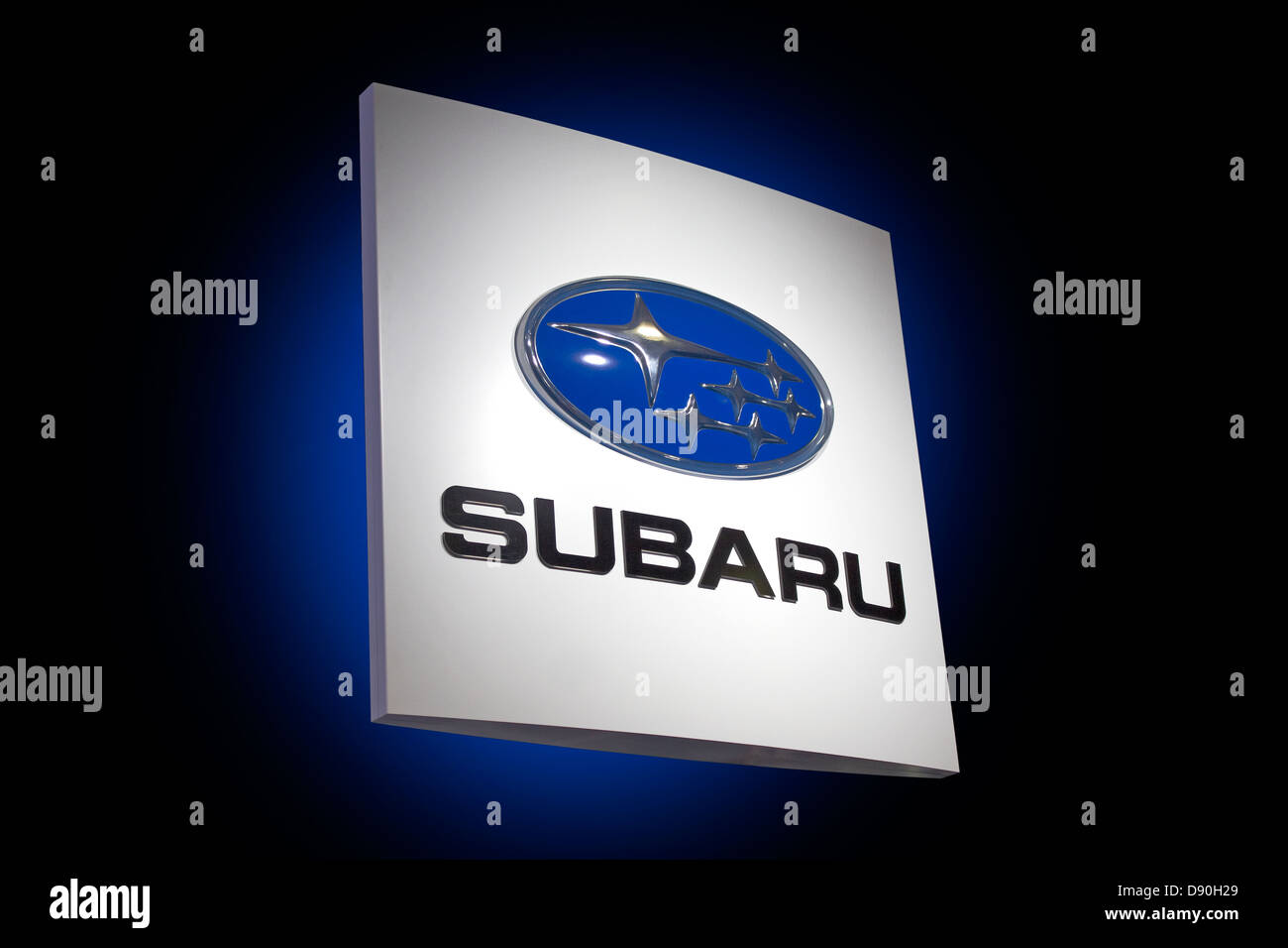 Subaru Automobile logo Stock Photo