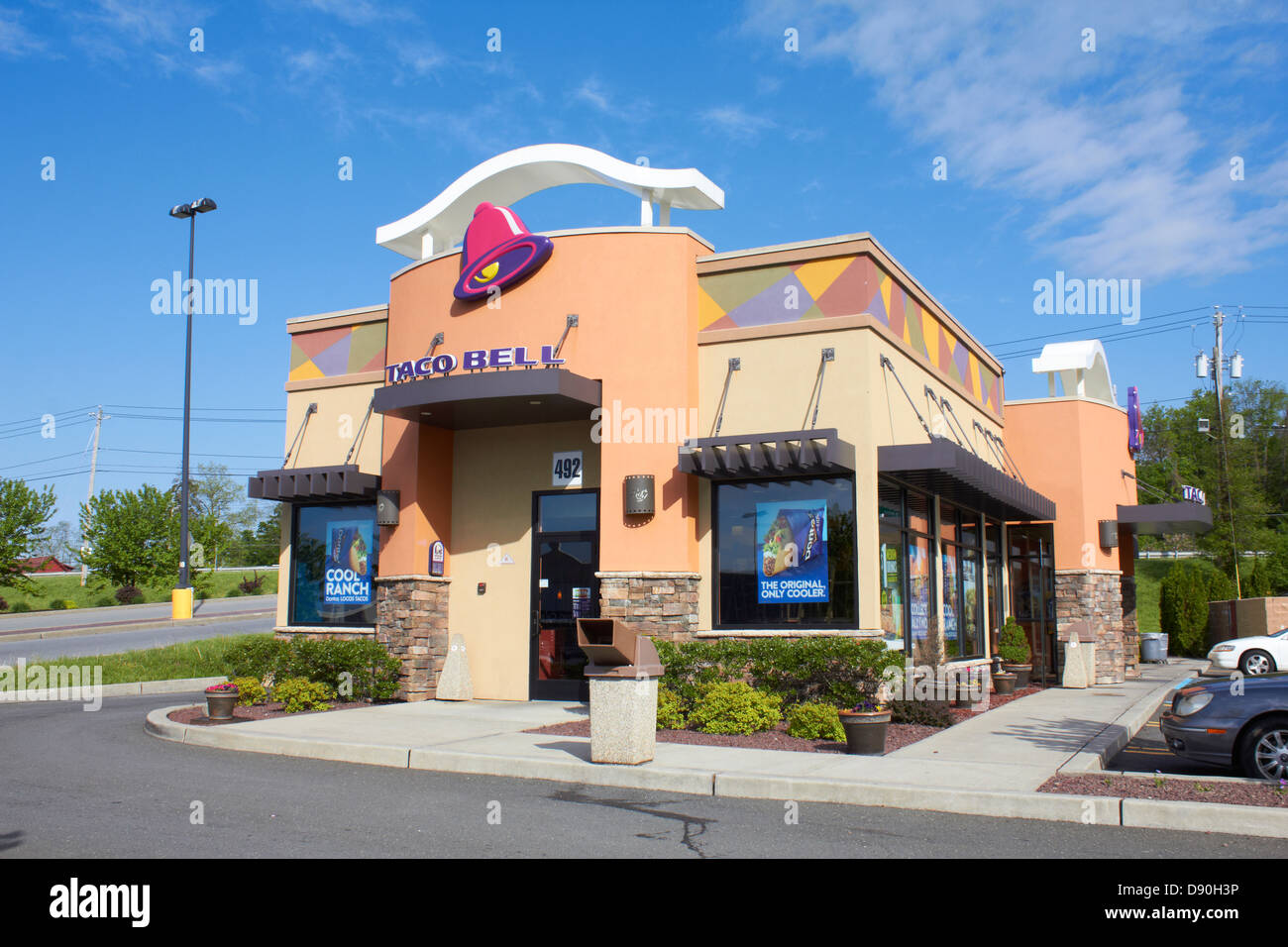 Taco Bell store front Stock Photo