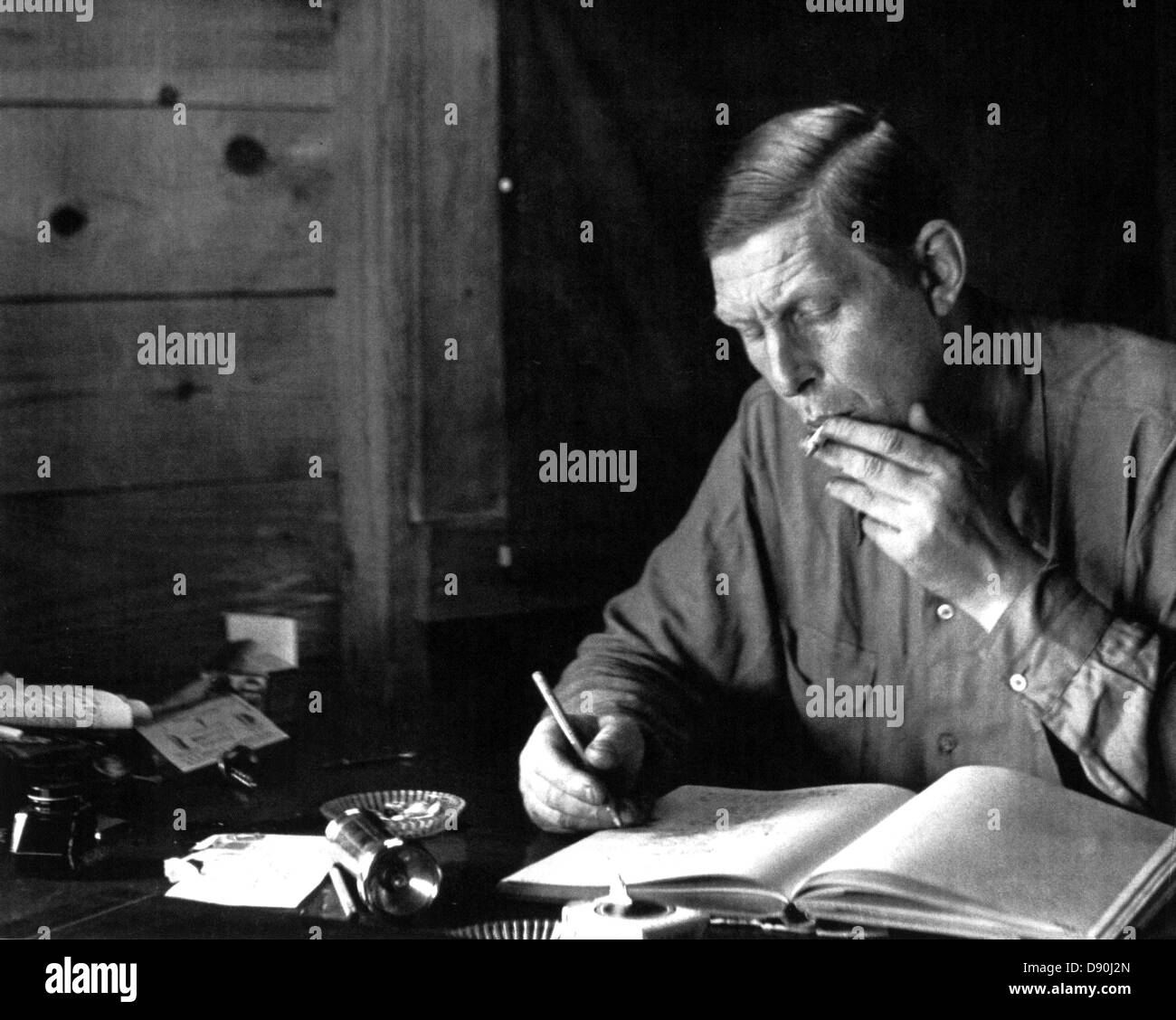 W.H.AUDEN (1907-1973) Anglo-American poet about 1946 Stock Photo