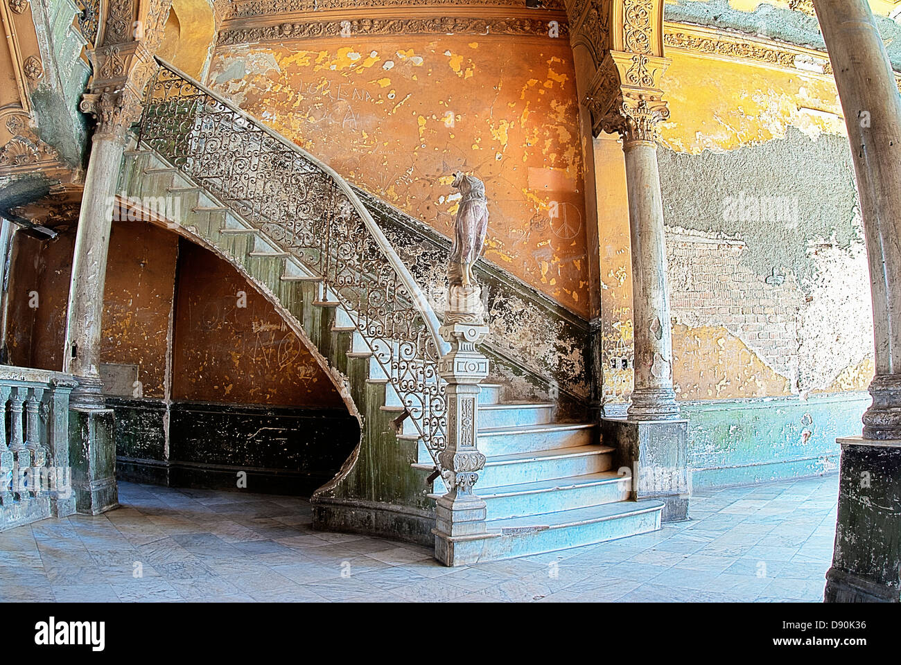 Havana Angel staircase Stock Photo