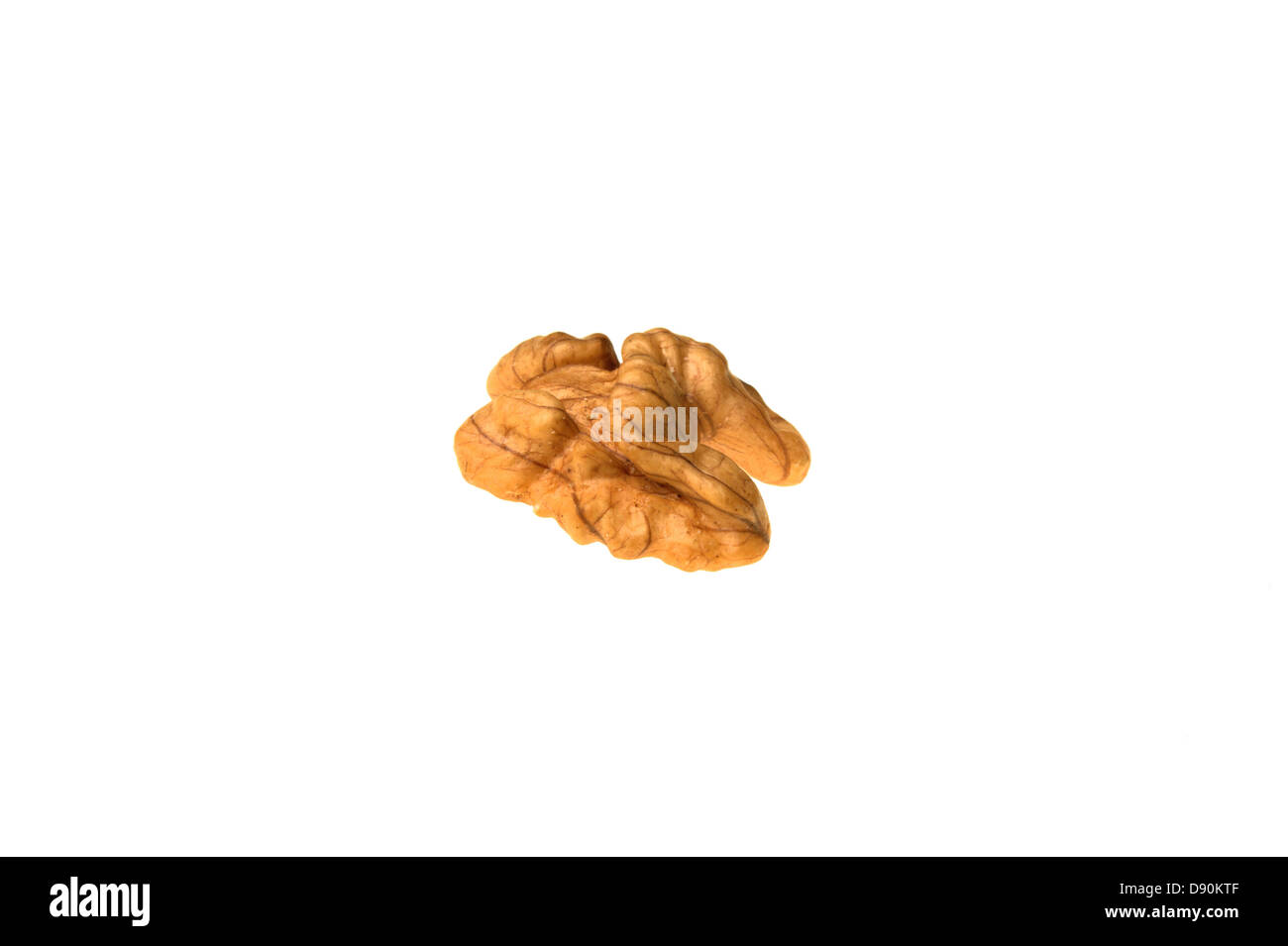 Walnut calories health benefits isolated Stock Photo Alamy