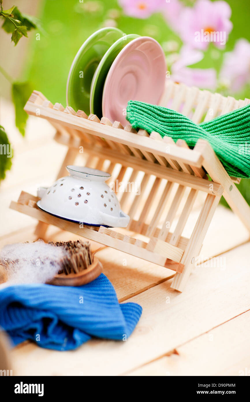 Dishes to dry Stock Photo Alamy