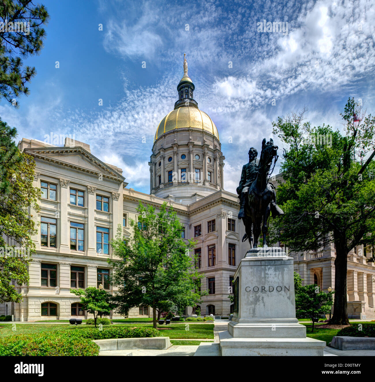 Georgia State Capitol Building in Atlanta, Georgia, USA. Stock Photo