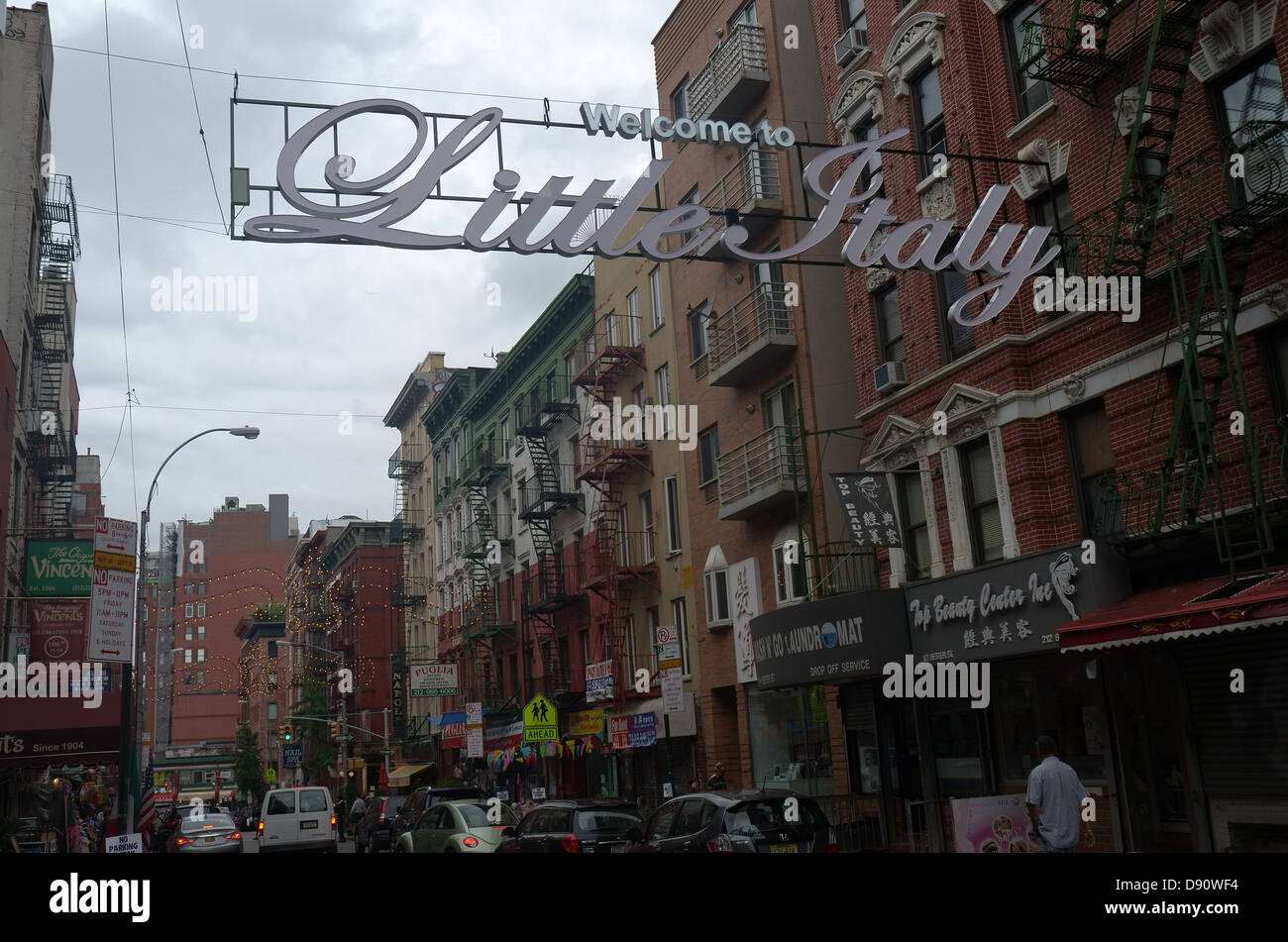 Little Italy, New York City Stock Photo Alamy