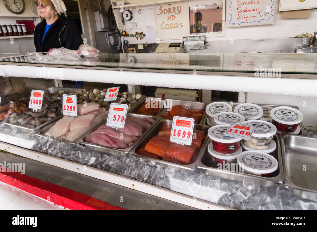 Barnacle Bill's Seafood Market provides fresh caught local seafood