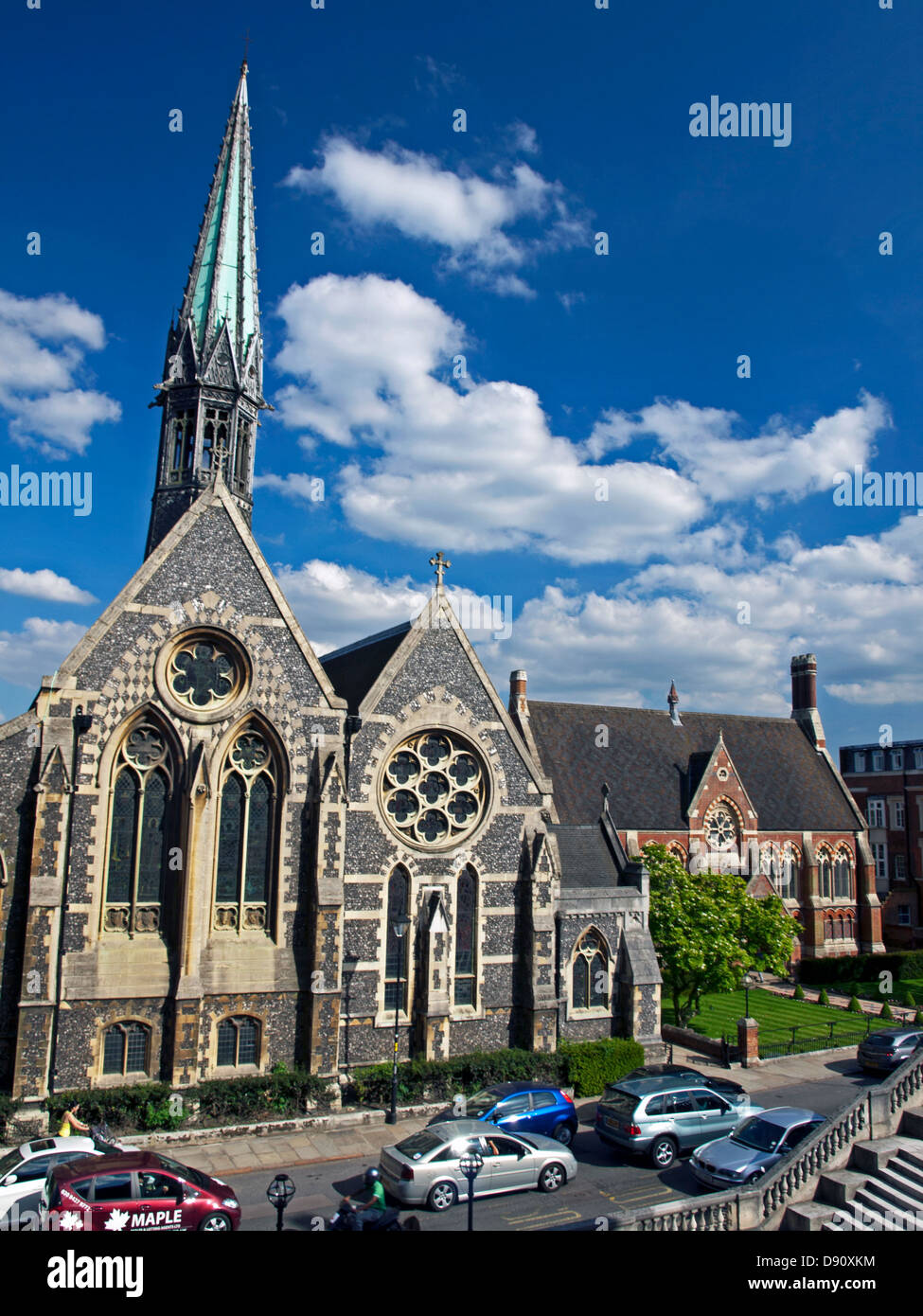 View of Harrow School Chapel, Harrow, Middlesex, Greater London, England, United Kingdom Stock Photo