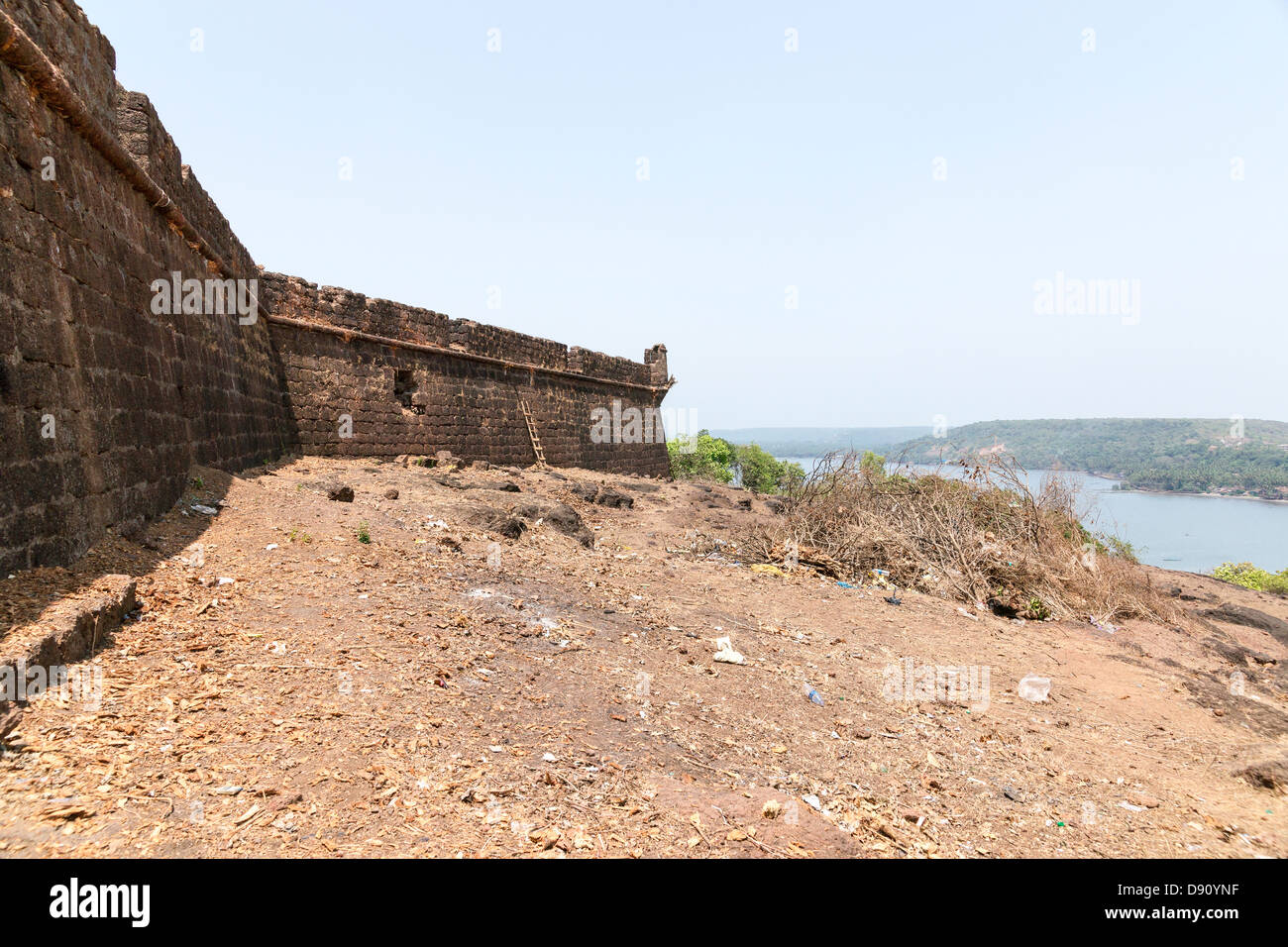 Chapora Fort in Goa Stock Photo