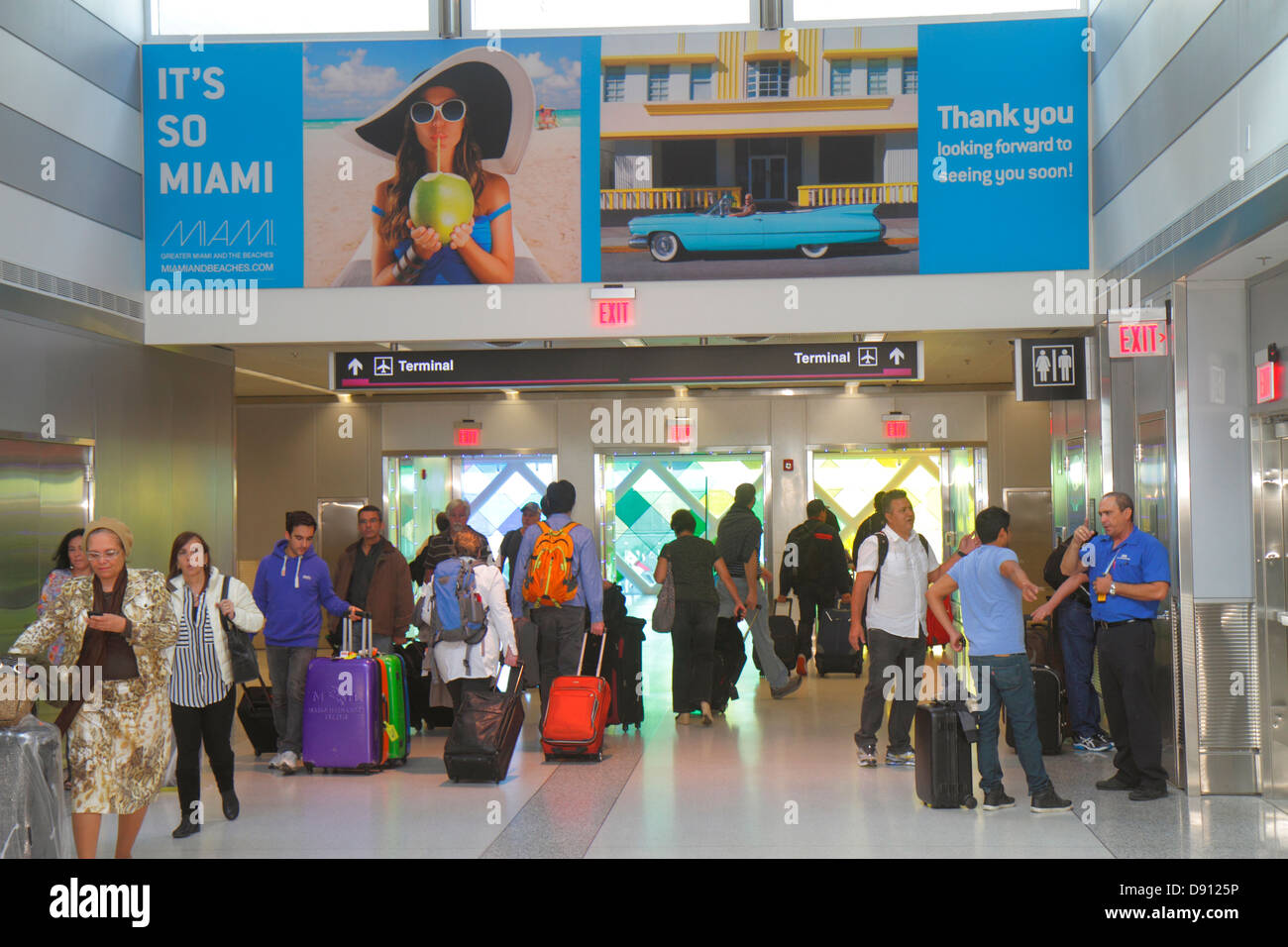 Miami Florida,International Airport,MIA,billboard,advertisement,ad ...
