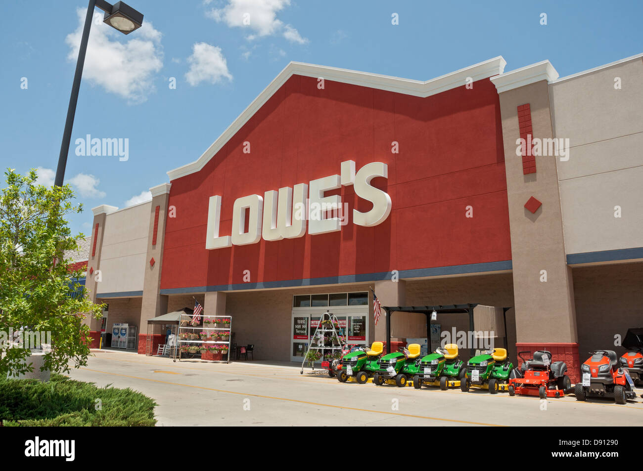 Lowe's Home Improvement store Alachua Florida. Stock Photo