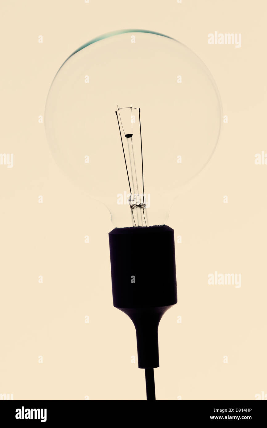 Light bulb, studio shot Stock Photo Alamy
