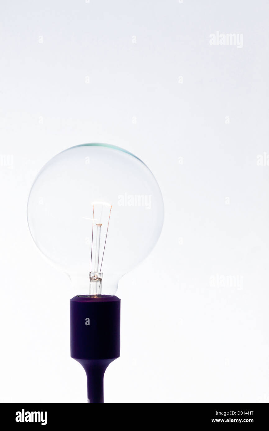 Light bulb, studio shot Stock Photo Alamy
