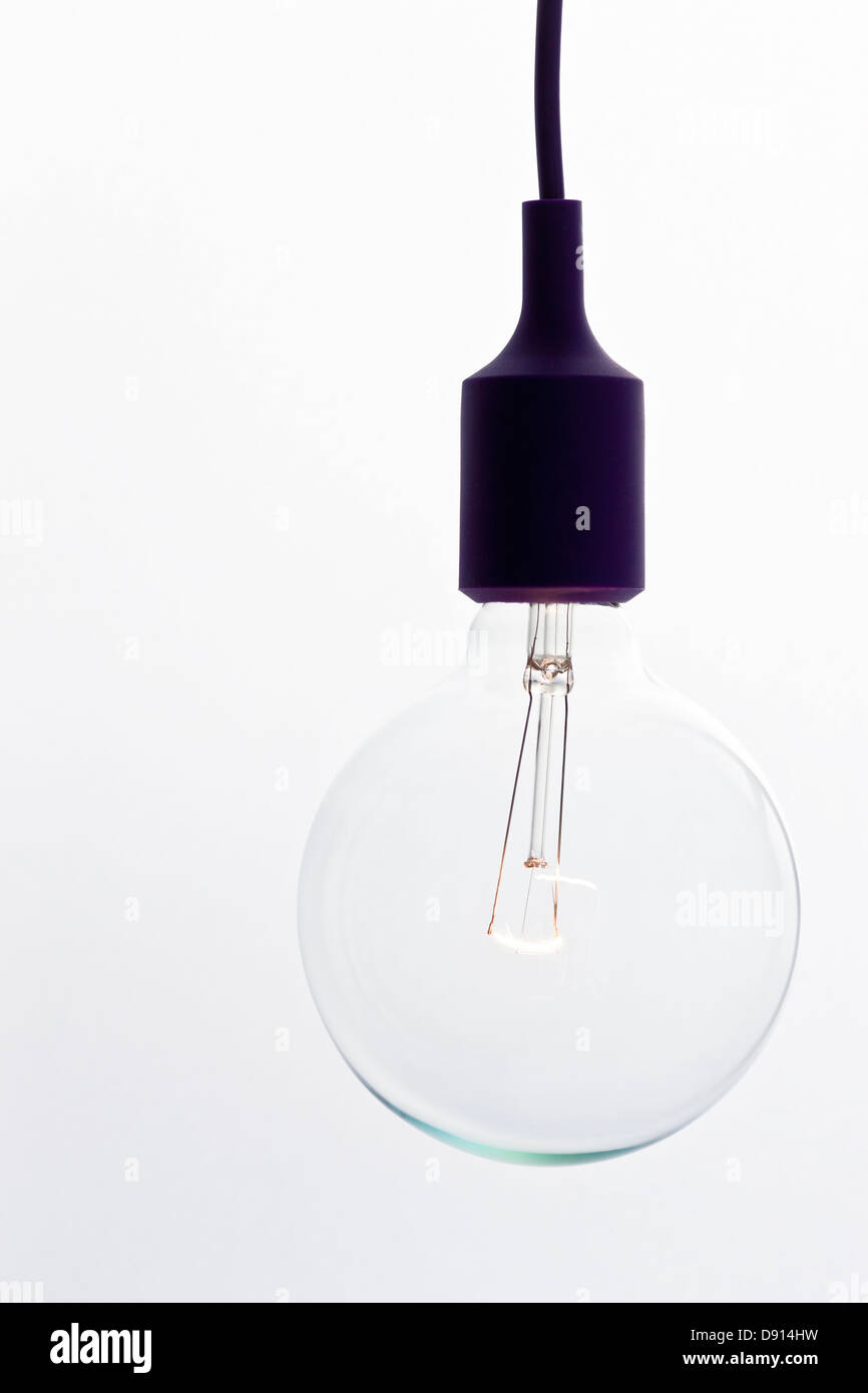 Light bulb, studio shot Stock Photo Alamy