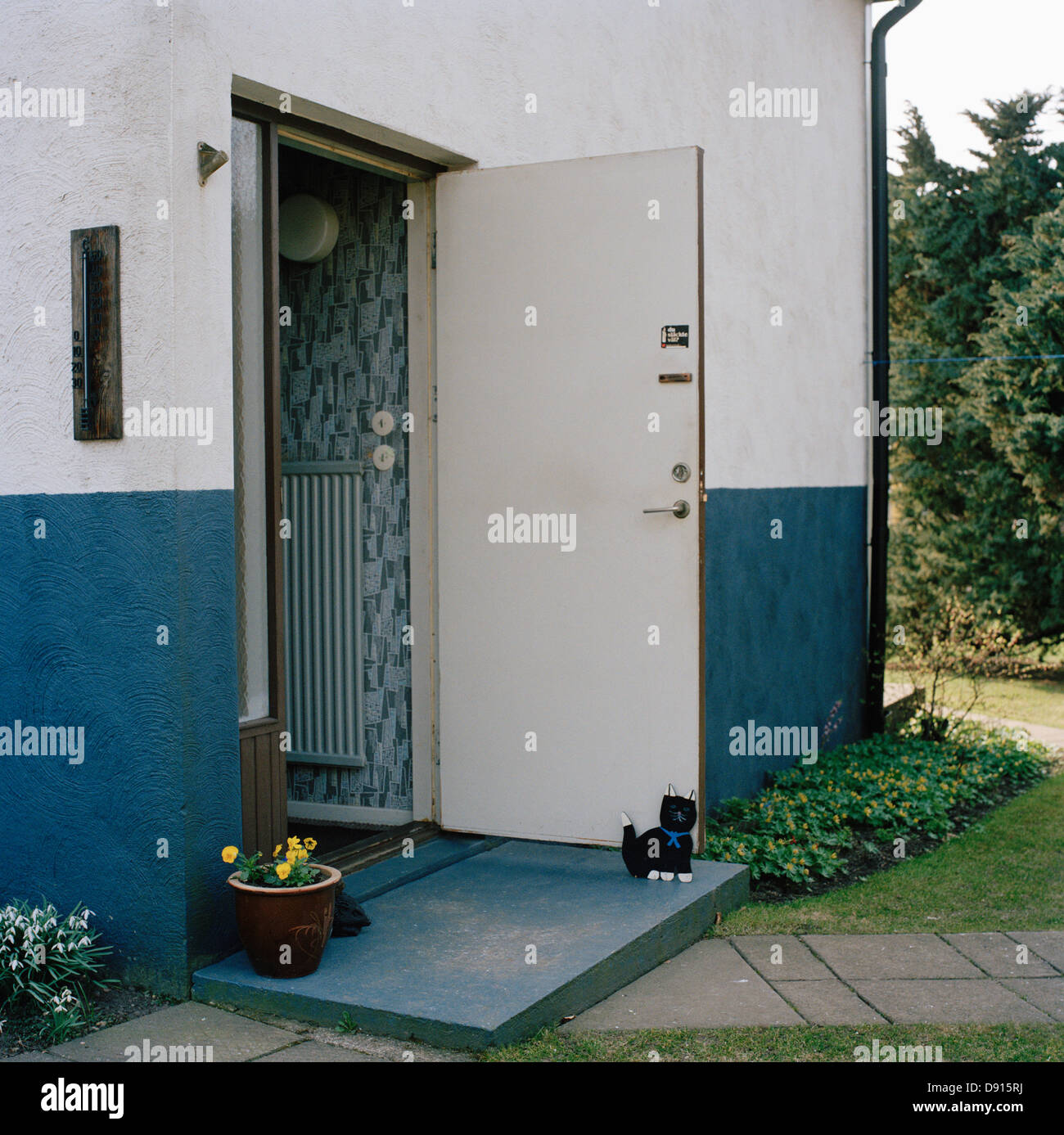 An open door, Skane, Sweden Stock Photo Alamy