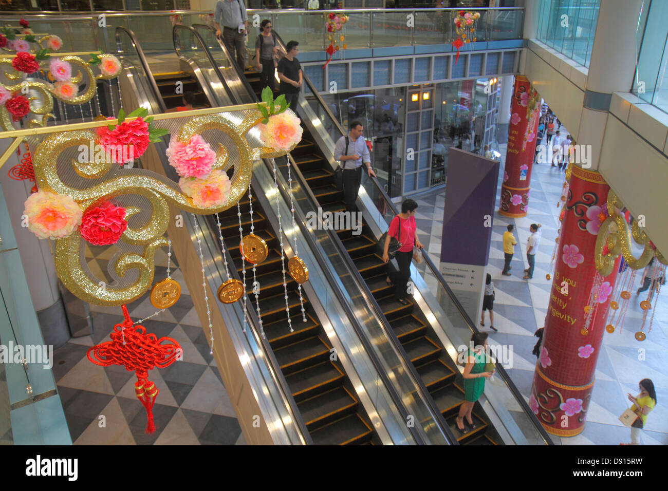 Chinese New Year Decorations Shopping Stock Photos Chinese New