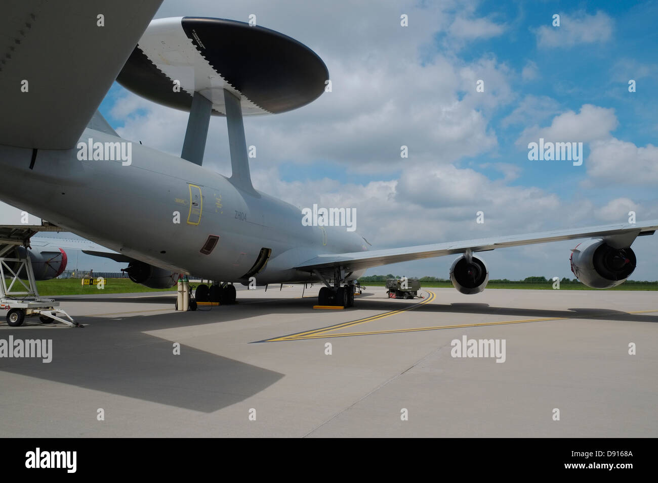 A Sentry Aew Mk 1 Awacs Aircraft At Raf Waddington Lincolnshire England Stock Photo Alamy