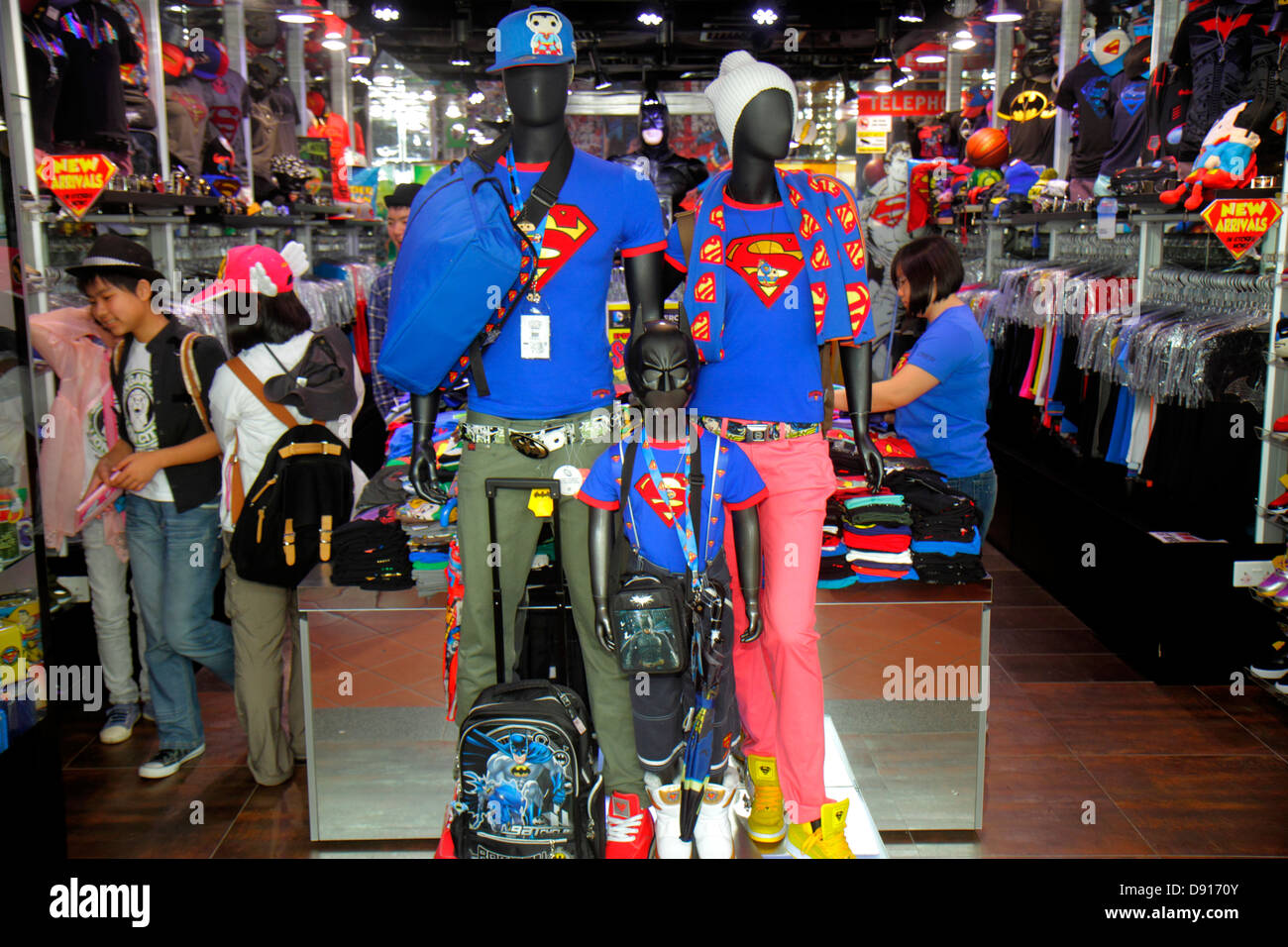 Singapore Bugis Junction shopping front entrance clothing store Stock