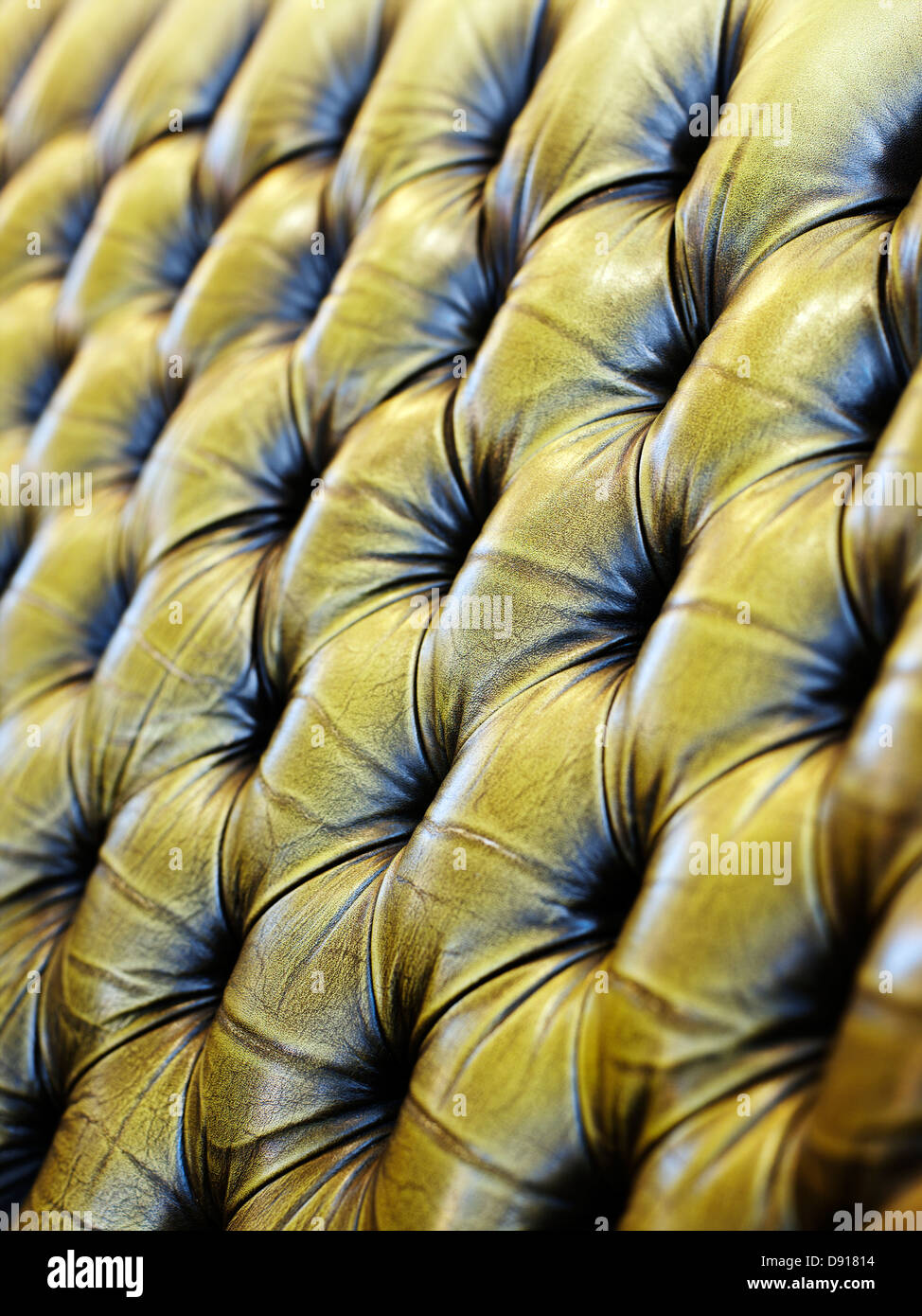 A leather sofa, closeup Stock Photo Alamy