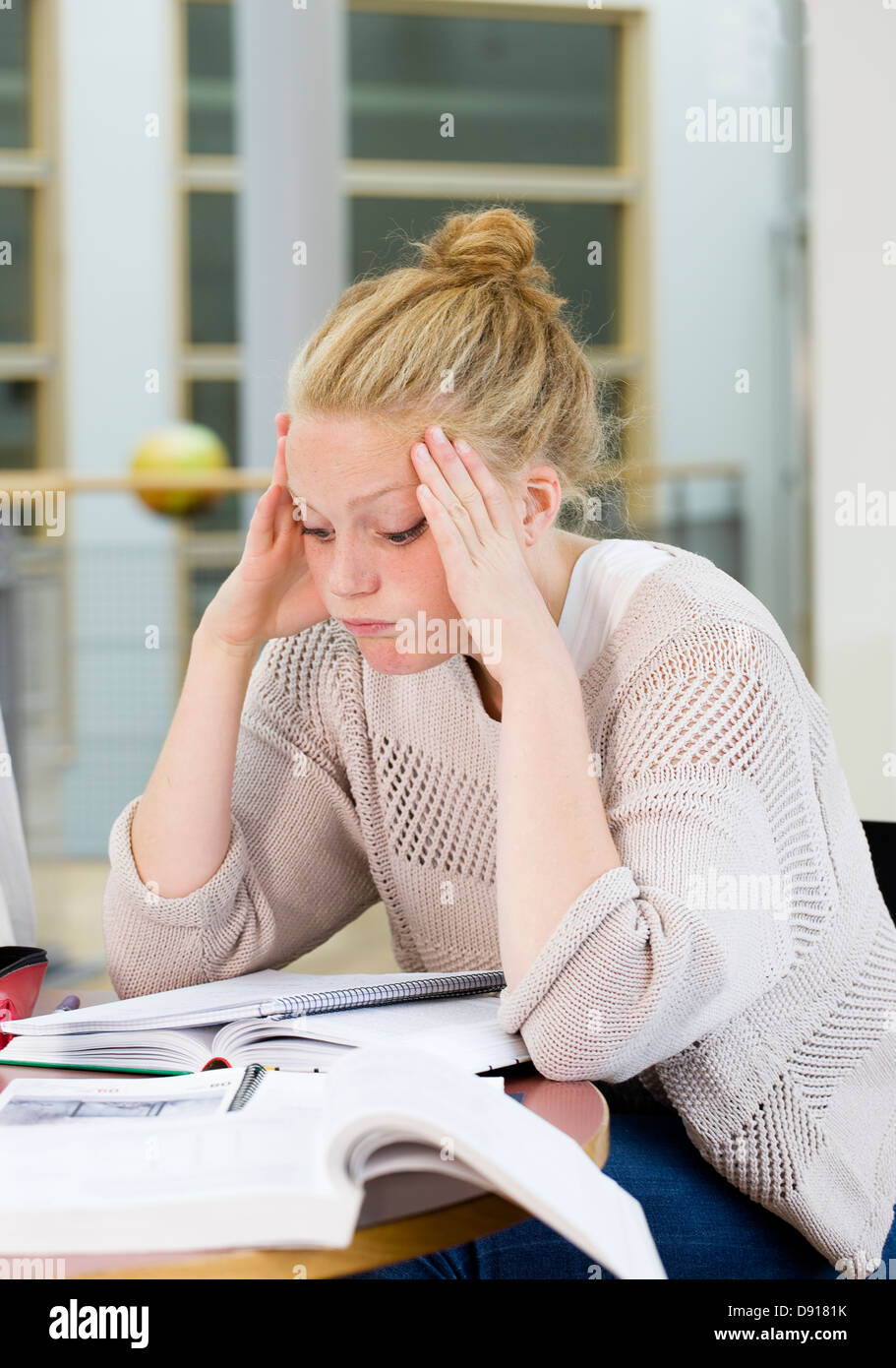Studying at the university hi-res stock photography and images - Alamy