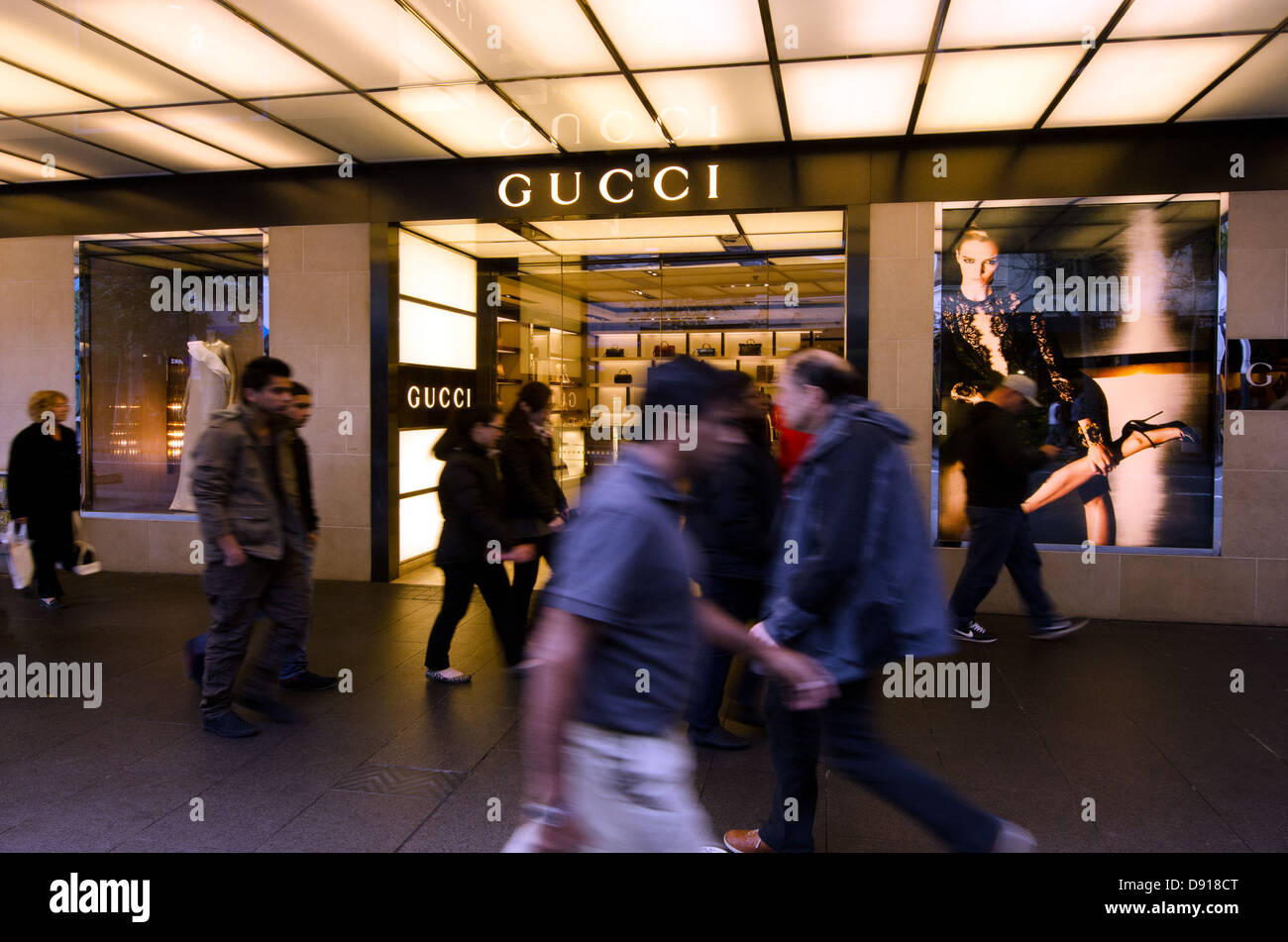 Gucci Luxury Clothing Store Stock Photos & Gucci Luxury Clothing Store
