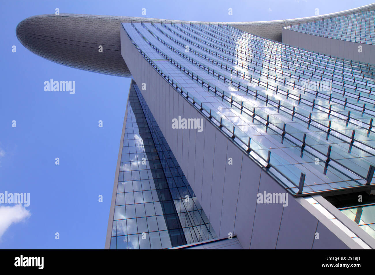 Singapore Marina Bay Sands,hotel,high-rise,skyscraper,Skywalk,design,architecture Sing130202149 Stock Photo