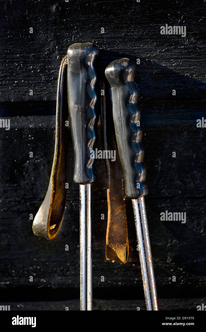 Ski poles close up hi-res stock photography and images - Alamy