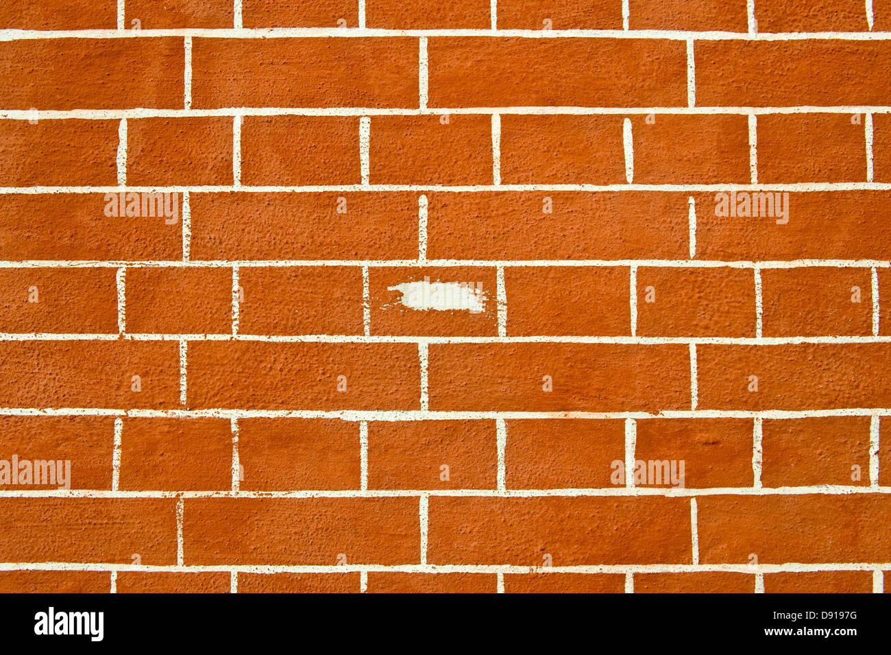 A painted brick wall Stock Photo Alamy
