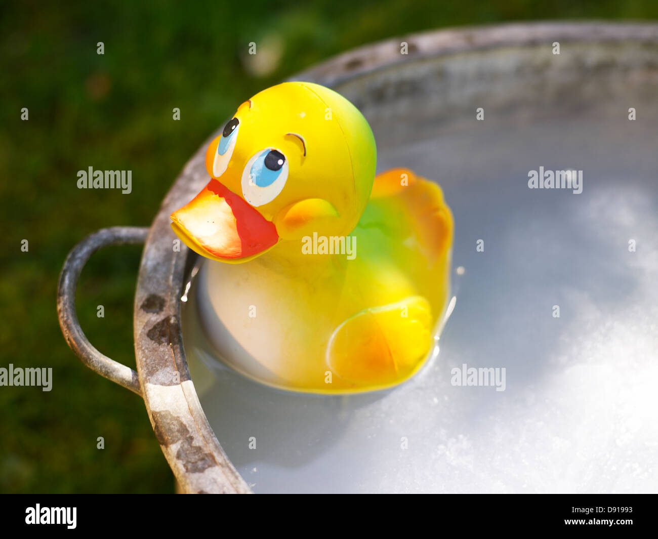 A rubber duck in a bathtub, Sweden Stock Photo - Alamy
